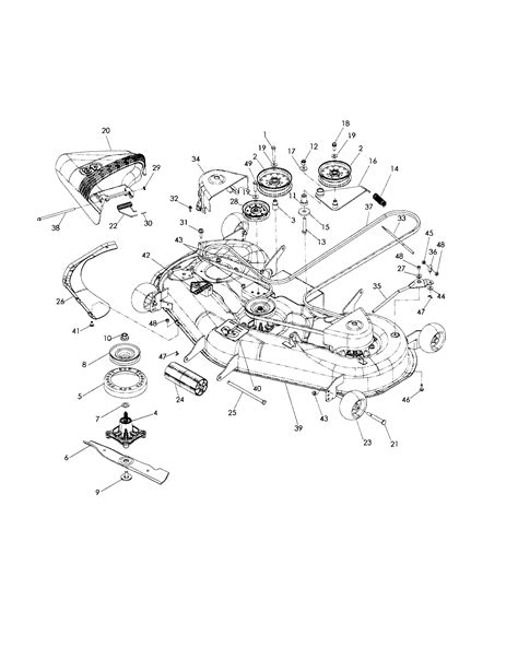 Husqvarna 48 Mower Deck Belt Diagram