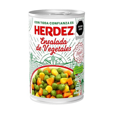 Ensalada De Vegetales Herdez 400 G Walmart