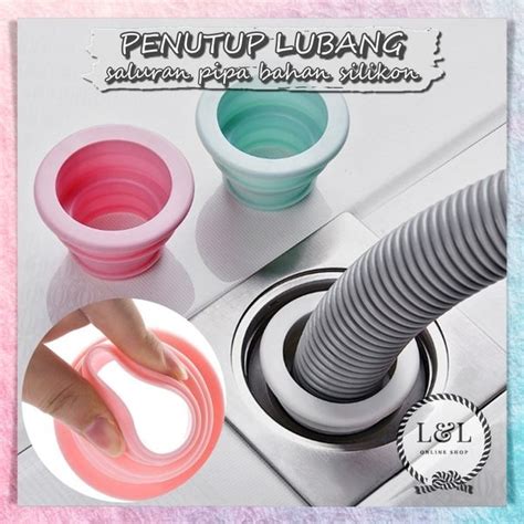 Jual Penutup Lubang Saluran Air Kamar Mandi Wc Wastafel Seal Pembuangan