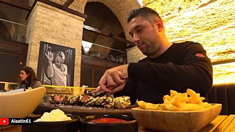 World Famous Nusret Saltbae Gold Steak In Istanbul Turkey Youtube