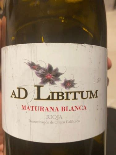 Bodega Juan Carlos Sancha Ad Libitum Maturana Blanca Vivino France