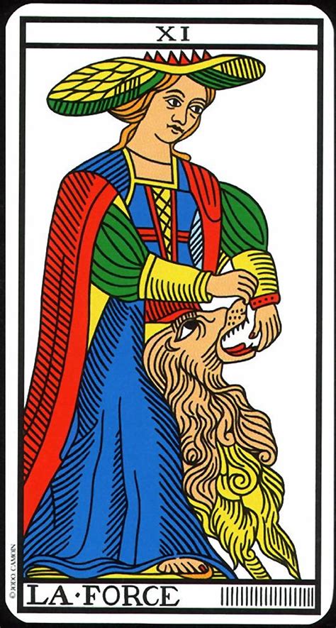 The Strength Xi Major Arcana Tarot De Marseille Camoin