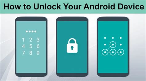 How To Unlock Forgotten Android Phone Pattern Or Pin