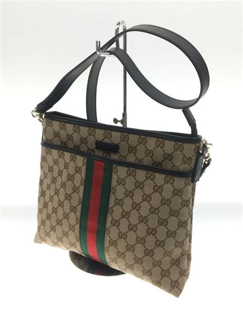 Gucciグッチ Ggキャンバスシェリーライン388926ショルダーバッグブラウン総柄 中古品の販売・通販ならセカンドストリート