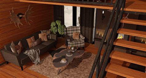 Cabin in the woods design on Behance