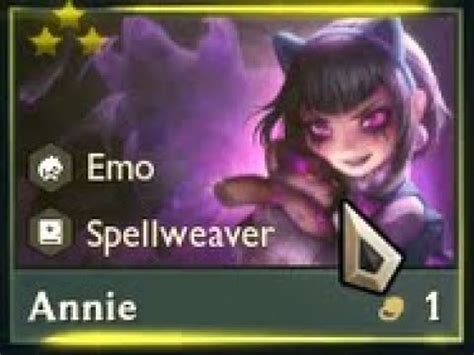 Emo Spellweaver Annie Tft Set Youtube