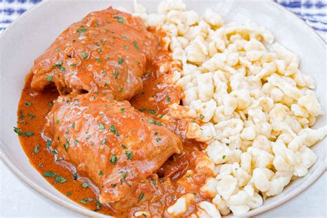 Hungarian Chicken Paprikash Paprikás Csirke Recipes From Europe