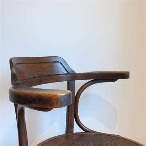 Vintage Office Armchair Model In Bentwood By Jacob And Joseph Kohn