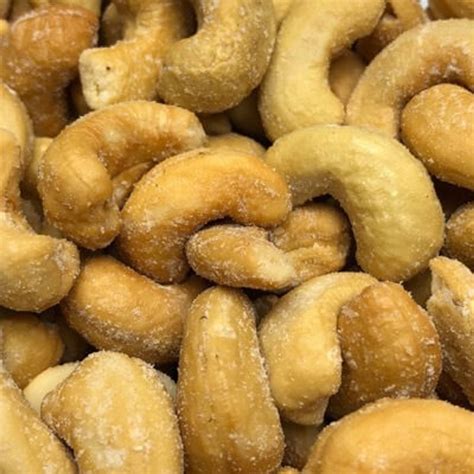 Roasted And Salted Cashews By The Lb —