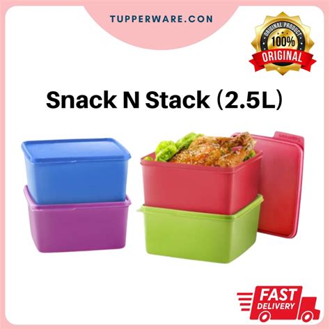 Tupperware Snack Stack L Shopee Malaysia