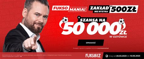 Loteria Fuksiarz pl W puli nagród Fuksomania 100 tysięcy złotych Goal pl