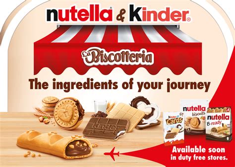 Ferrero Travel Market To Introduce Kinder And Nutella Biscuits