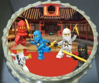 Edible Cake Topper Image Lego Ninjago 1