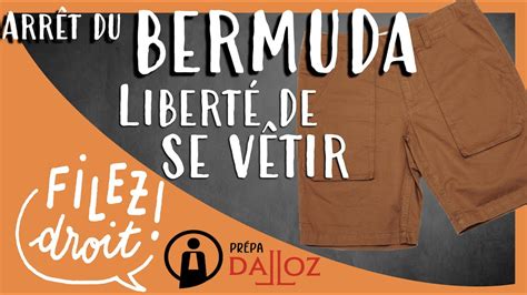 Arrêt du Bermuda liberté de se vêtir Cour de cassation 28 mai 2003