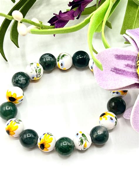 Jade Healing Crystal Bracelet Supports Kidney Diabetes And Bladder