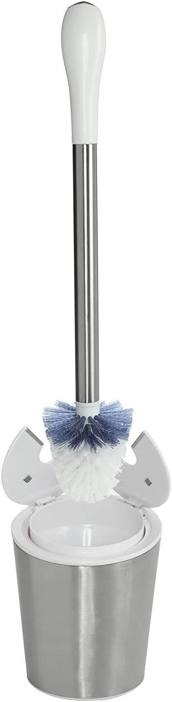 Oxo Good Grips Stainless Steel Toilet Brush And Canister Height X