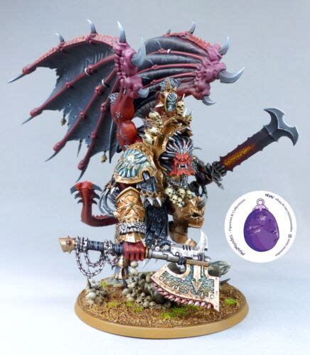 Warhammer 40k Angron Painted Pro Primarch Khorne Demon Axe