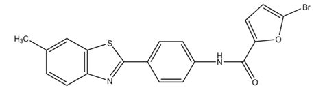 Bromo N Methylbenzo D Thiazol Yl Phenyl Furan Carboxamide