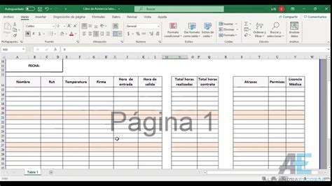 Cómo llenar el libro de asistencia laboral YouTube