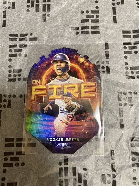 Yahooオークション 2022 Topps Fire Mookie Betts On Fire Insert R