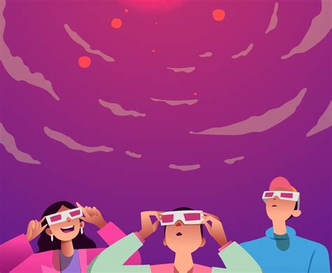 Viewing Solar Eclipse Vector Art And Graphics