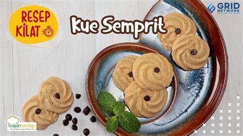 Resep Kue Kering Lebaran Kue Semprit Yang Mudah Dan Dijamin Enak Youtube