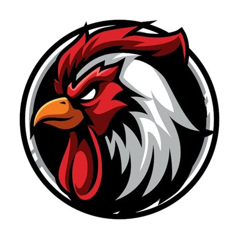 Premium Vector Rooster Head Mascot Logo Template