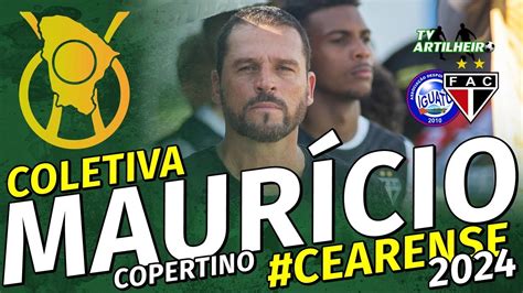 Cearense 24 Coletiva Maurício Copertino Pós Jogo Iguatu 1 X 3