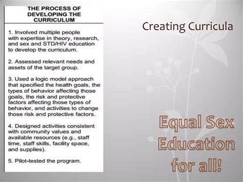 Comprehensive Sexual Education Ppt