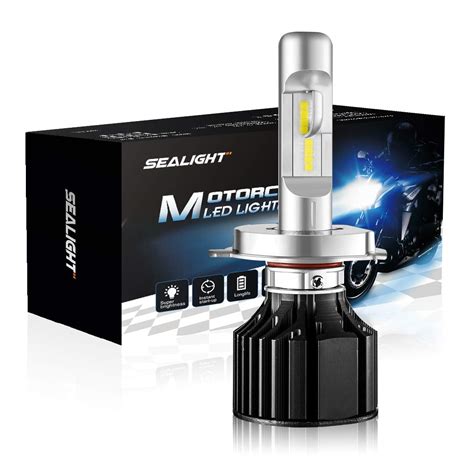 9003 H4 LED Motocicleta Faros Delanteros Sealight Hi Lo Beam CSP