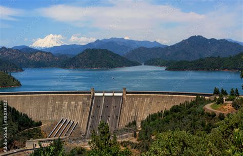 Shasta Dam Stock Photo | Adobe Stock