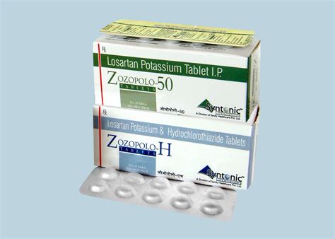 Losartan Potassium Mg Hydrochlorothiazide Mg At Rs Strip