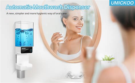 Amazon UMICKOO Automatic Mouthwash Dispenser Touchless 700mL 23 67