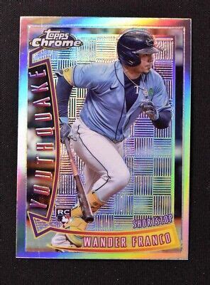 Topps Chrome Sonic Lite Youthquake Yq Wander Franco Rays