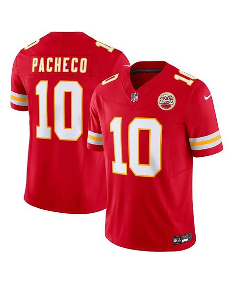 Nike Mens Isiah Pacheco Red Kansas City Chiefs Vapor Fuse Limited