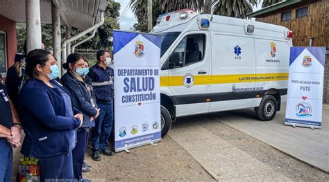 Municipalidad de Constitución entrega nueva ambulancia a posta de Putú