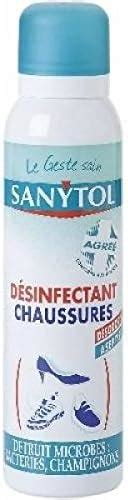 Sanytol désinfectant chaussures aérosol 150ml Envoi Rapide Et Soignée