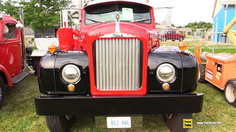 1958 Mack B61 Vintage Truck Interior Exterior Tour YouTube