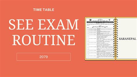 See Exam Routine 2079 View Class 10 Exam Routine Download Neb See Routine 2079