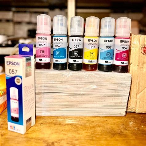 Jual Tinta 057 Original Epson Ink For Printer L8050 L118050 Shopee