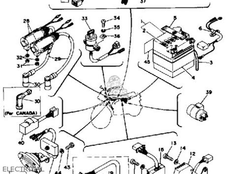 Yamaha RD400 1976 USA parts lists and schematics