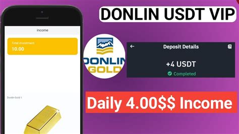 Donlin Gold Usdt Investment Earning Website Daily Income Instead