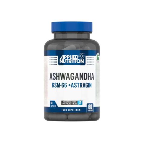 Applied Nutrition Ashwagandha Ksm Astragin Caps Herbs Plant