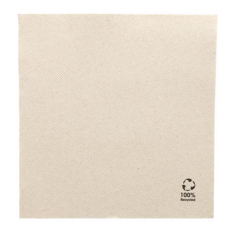 Serviettes Ecolabel Double Point G M X Cm Naturel Ouate