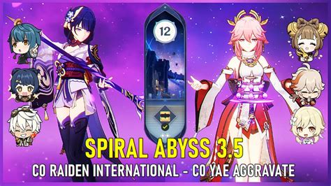 C Raiden International C Yae Aggravate Spiral Abyss Floor