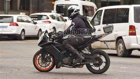 Ktm Rc Spied In Production Ready Guise Ahead Of Launch