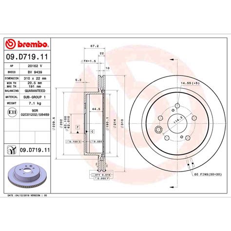 Tarcza Hamulcowa Coated Disc Line Brembo D Lexus Gs L Rc