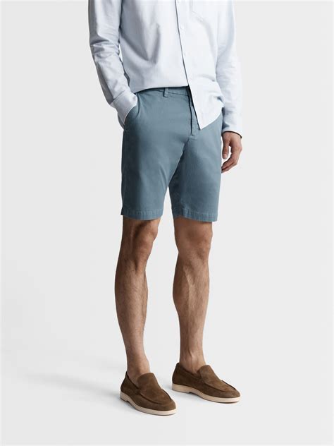 Slim Fit Blue Chino Shorts Tmlewinuk