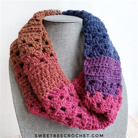 beautiful  skein crochet cowl patterns easy