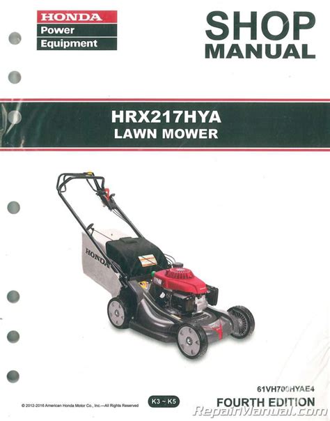 Honda Lawn Mower Manuals - Repair Manuals Online